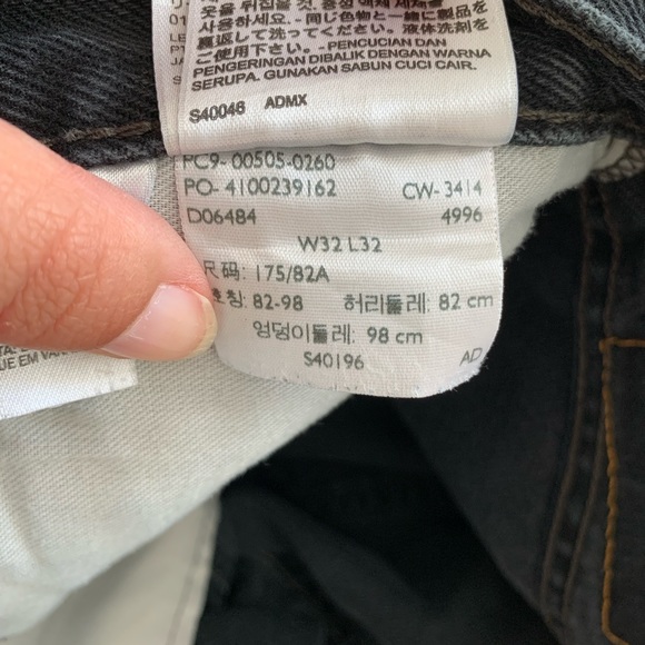 Levi’s 505 Black - Picture 5 of 8